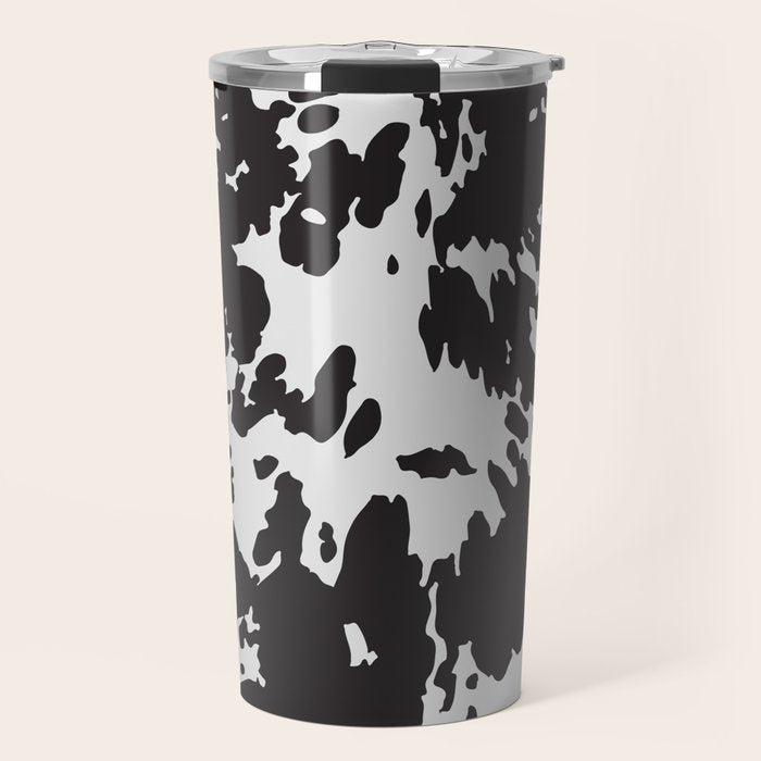 Southwestern Cowhide Animal Print Travel Mug Gallery Image 1