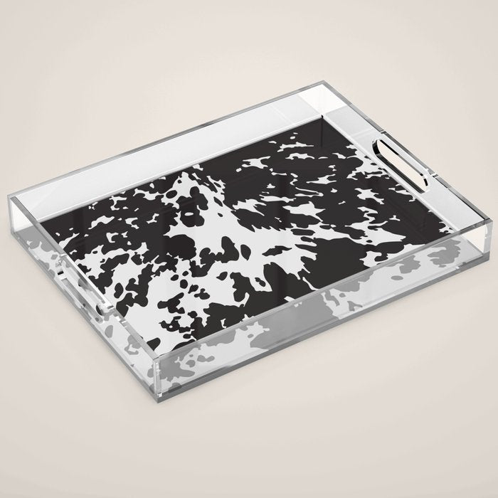Southwestern Cowhide Animal Print Acrylic Tray Gallery Image 1