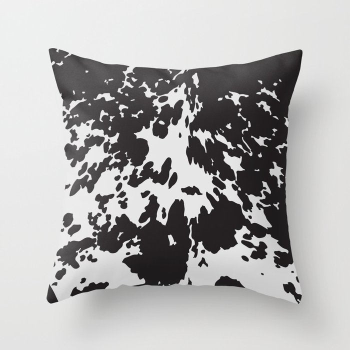 Southwestern Cowhide Animal Print Throw Pillow Gallery Image 6