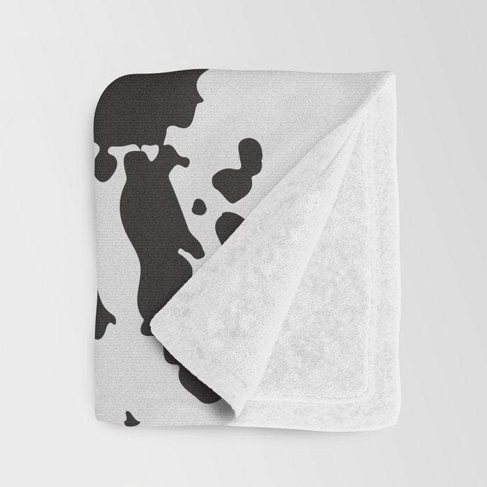 Southwestern Cowhide Animal Print Throw Blanket Gallery Image 3