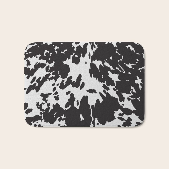 Southwestern Cowhide Animal Print Bath Mat Gallery Image 1