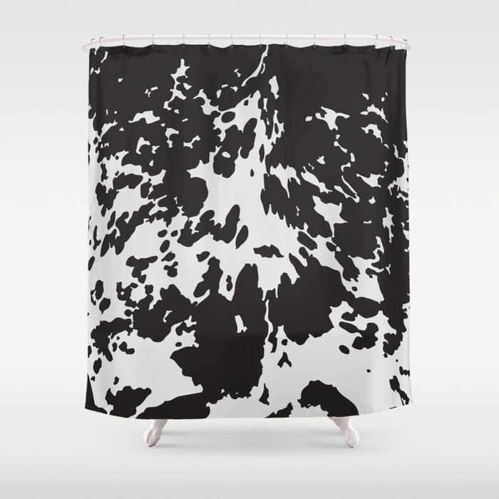 Southwestern Cowhide Animal Print Shower Curtain Gallery Image 1