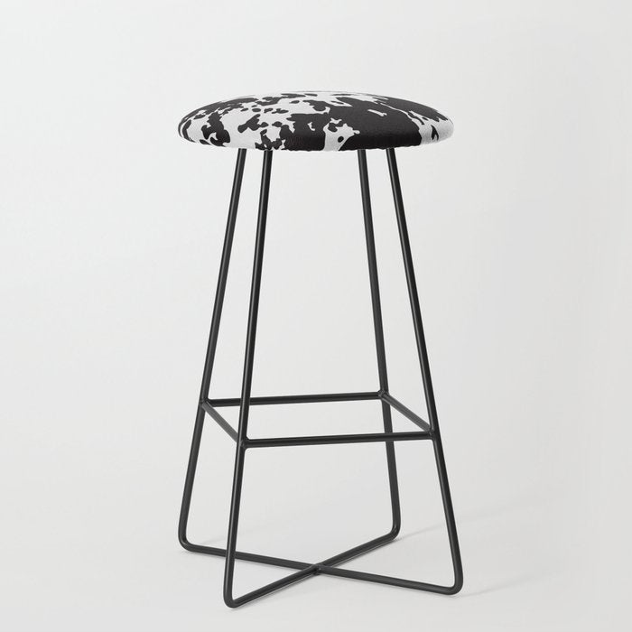 Southwestern Cowhide Animal Print Stool Gallery Image 1