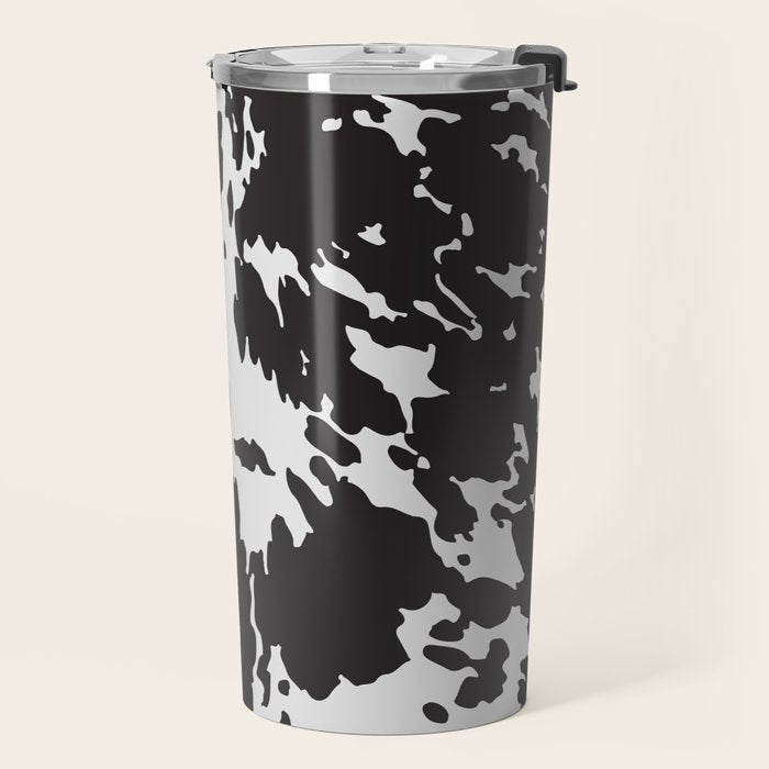 Southwestern Cowhide Animal Print Travel Mug Gallery Image 2