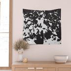 Southwestern Cowhide Animal Print Wall Tapestry Gallery Image 2