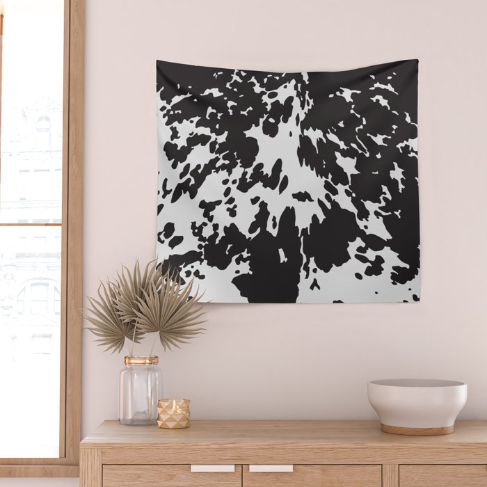 Southwestern Cowhide Animal Print Wall Tapestry Gallery Image 2