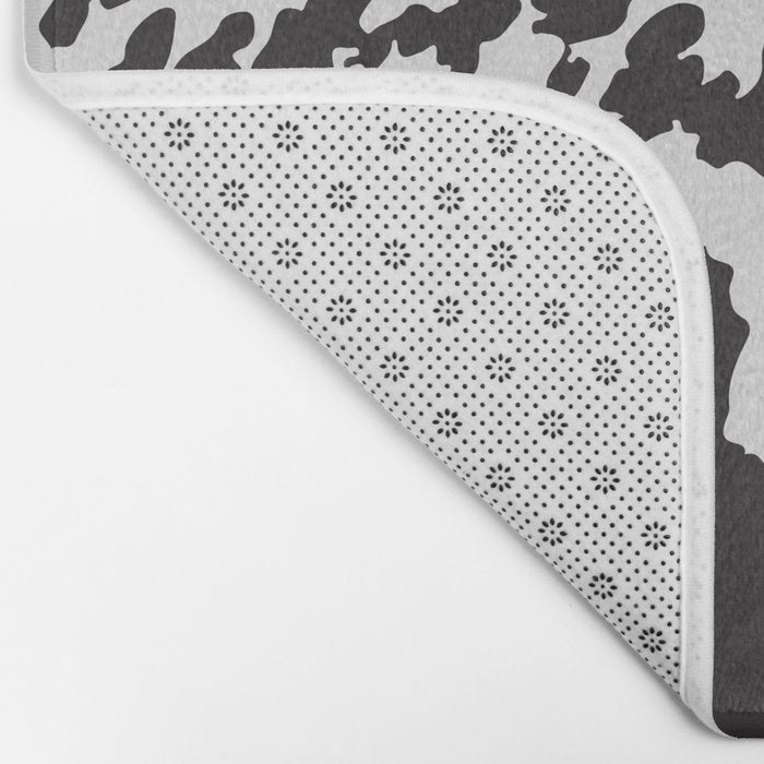 Southwestern Cowhide Animal Print Bath Mat Gallery Image 2