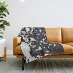 Southwestern Cowhide Animal Print Throw Blanket Gallery Image 1