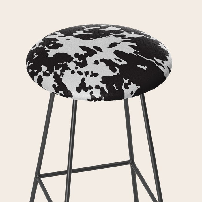 Southwestern Cowhide Animal Print Stool Gallery Image 2