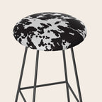 Southwestern Cowhide Animal Print Stool Gallery Image 2