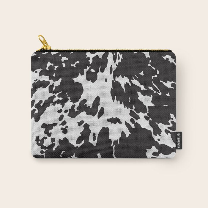 Southwestern Cowhide Animal Print Carry All Pouch Gallery Image 1