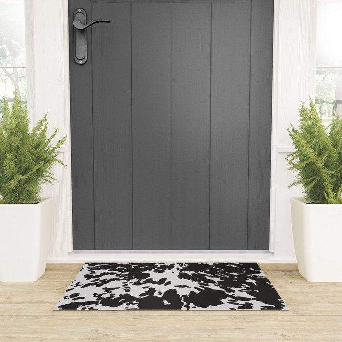 Southwestern Cowhide Animal Print Welcome Mat Gallery Image 3
