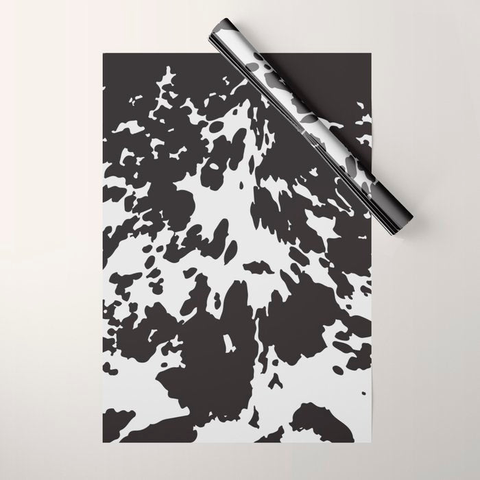 Southwestern Cowhide Animal Print Wrapping Paper Gallery Image 1
