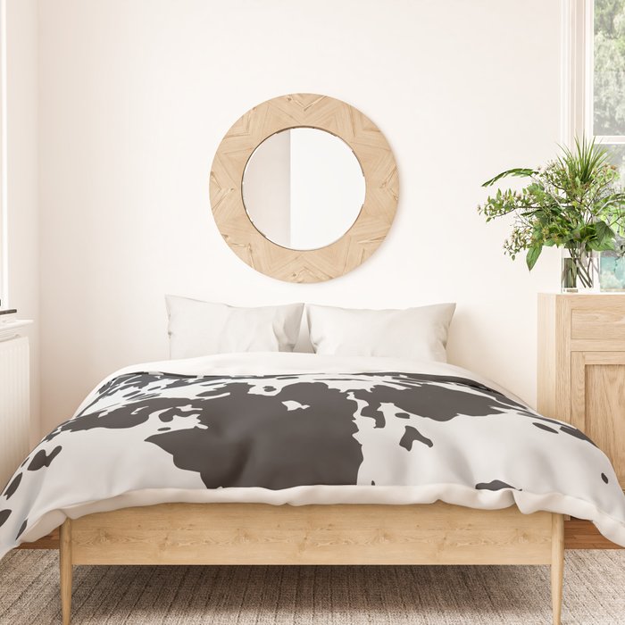 Southwestern Cowhide Animal Print Duvet Cover Gallery Image 3