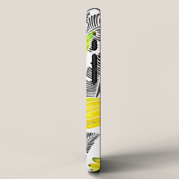 Banana Bunch - Yellow & Black Palette iPhone Case Gallery Image 2