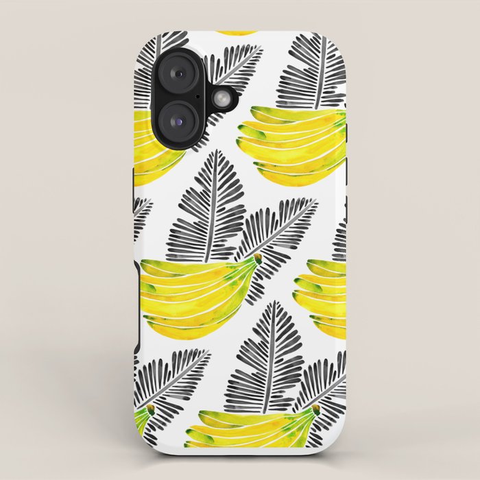 Banana Bunch - Yellow & Black Palette iPhone Case Gallery Image 1
