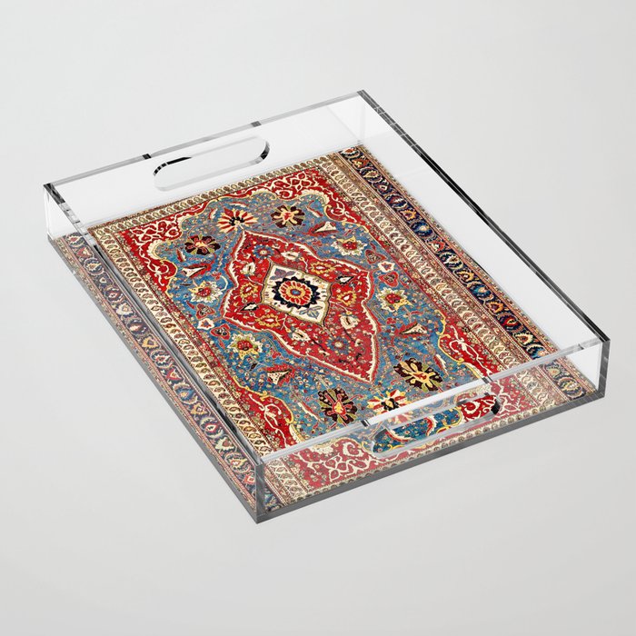Qashqaâi Kashkuli Fars Southwest Persian Rug Print Acrylic Tray Gallery Image 1