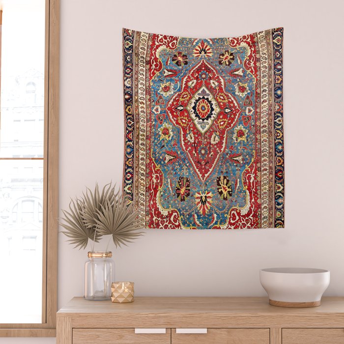 Qashqaâi Kashkuli Fars Southwest Persian Rug Print Wall Tapestry Gallery Image 2