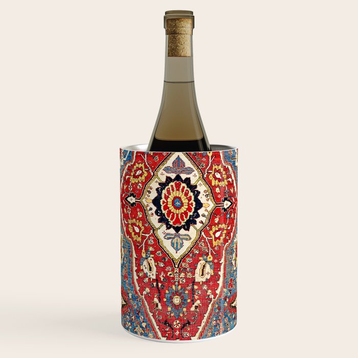 Qashqaâi Kashkuli Fars Southwest Persian Rug Print Wine Chiller Gallery Image 1