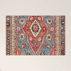Qashqaâi Kashkuli Fars Southwest Persian Rug Print Welcome Mat Gallery Image 1