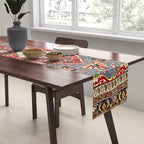 Qashqaâi Kashkuli Fars Southwest Persian Rug Print Table Runner Gallery Image 2