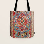 Qashqaâi Kashkuli Fars Southwest Persian Rug Print Tote Bag Gallery Image 1