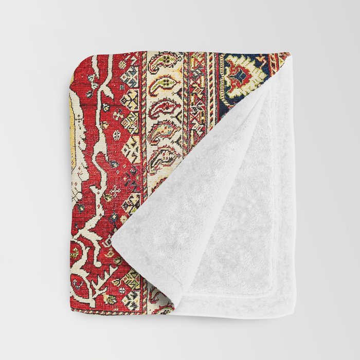 Qashqaâi Kashkuli Fars Southwest Persian Rug Print Throw Blanket Gallery Image 3