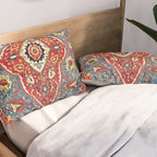 Qashqaâi Kashkuli Fars Southwest Persian Rug Print Pillow Sham Gallery Image 2