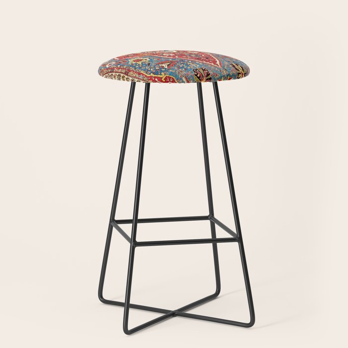 Qashqaâi Kashkuli Fars Southwest Persian Rug Print Stool Gallery Image 1