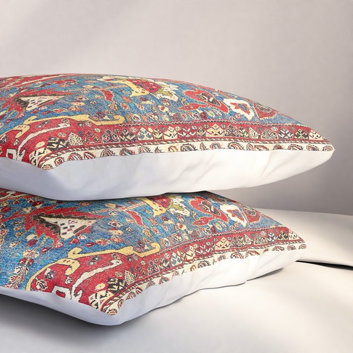 Qashqaâi Kashkuli Fars Southwest Persian Rug Print Pillow Sham Gallery Image 3