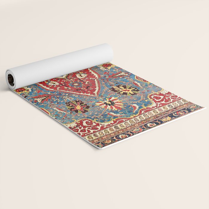 Qashqaâi Kashkuli Fars Southwest Persian Rug Print Yoga Mat Gallery Image 2
