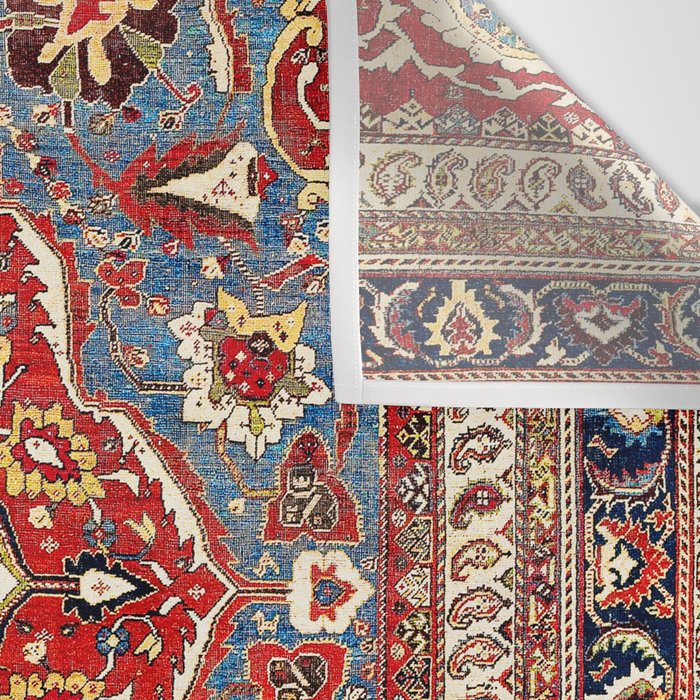 Qashqaâi Kashkuli Fars Southwest Persian Rug Print Wall Tapestry Gallery Image 3