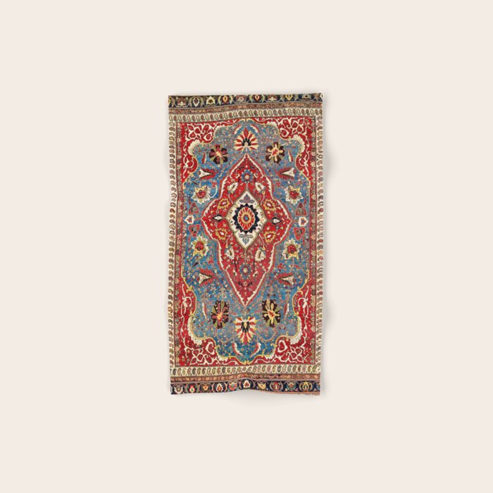 Qashqaâi Kashkuli Fars Southwest Persian Rug Print Bath Towel Gallery Image 1
