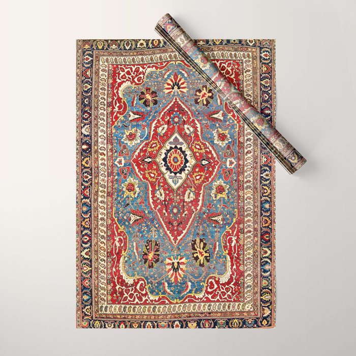 Qashqaâi Kashkuli Fars Southwest Persian Rug Print Wrapping Paper Gallery Image 1