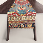 Qashqaâi Kashkuli Fars Southwest Persian Rug Print Table Runner Gallery Image 1