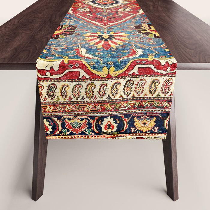 Qashqaâi Kashkuli Fars Southwest Persian Rug Print Table Runner Gallery Image 1