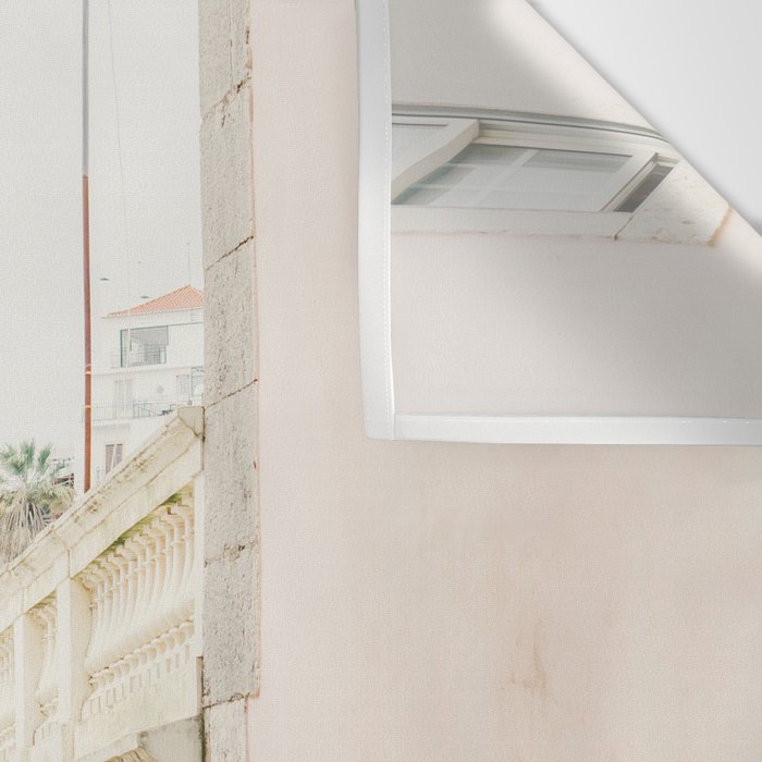 Lemon Tree in Alley of Old Town of Lisbon - Portugal Travel Photography Wall Tapestry Gallery Image 3