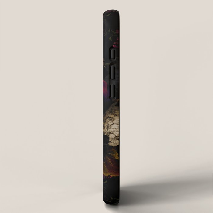 Midnight Hours Dark Vintage Flowers Garden iPhone Case Gallery Image 2