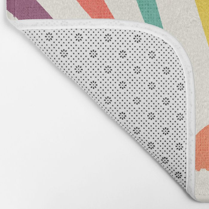 Rainbow ray Bath Mat Gallery Image 2