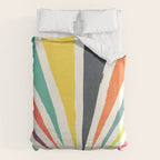 Rainbow ray Duvet Cover Gallery Image 6