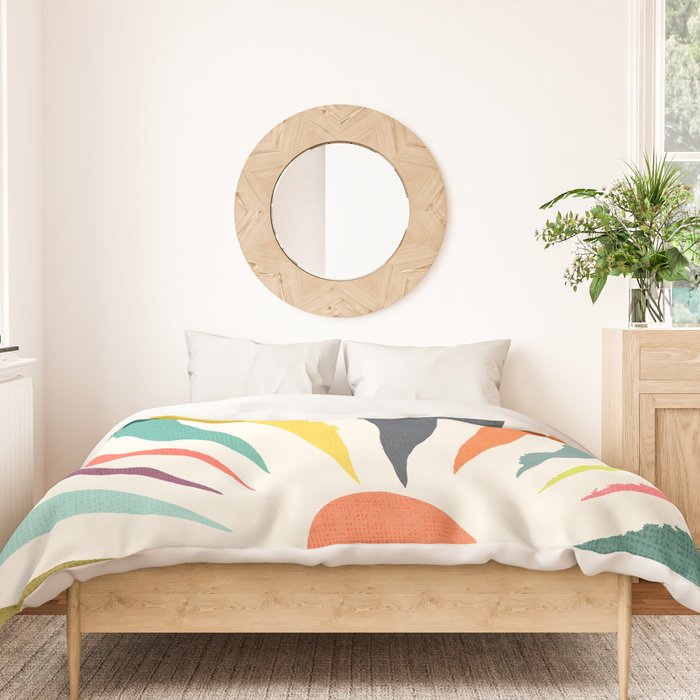 Rainbow ray Duvet Cover Gallery Image 3