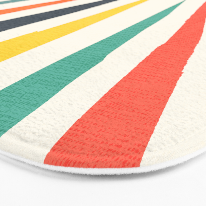 Rainbow ray Bath Mat Gallery Image 3