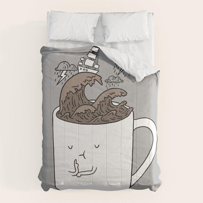 Brainstorming Coffee Mug Comforter Gallery Image 6