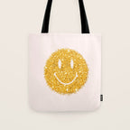 Happy Glitter Tote Bag Gallery Image 1