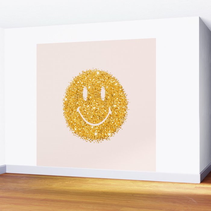 Happy Glitter Wall Mural Gallery Image 2