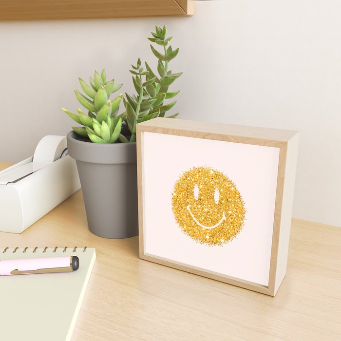 Happy Glitter Mini Art Print Gallery Image 2