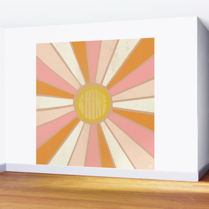 sundial shine, clay Wall Mural Gallery Image 2