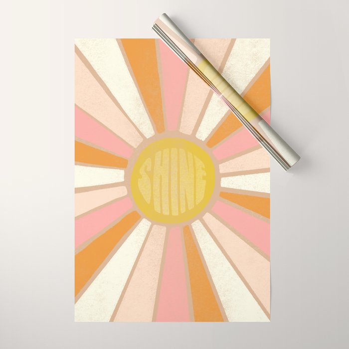 sundial shine, clay Wrapping Paper Gallery Image 1