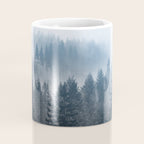 Forest Fog Mountain - Wanderlust Nature Photography Coffee Mug Gallery Image 4