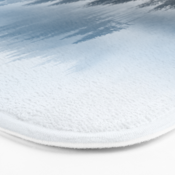 Forest Fog Mountain - Wanderlust Nature Photography Bath Mat Gallery Image 3